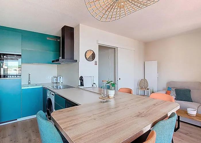 Lejlighed Boucau : T2 6 Pers Avec Piscine, Parking - Fr-1-857-34 Vieux-Boucau-les-Bains